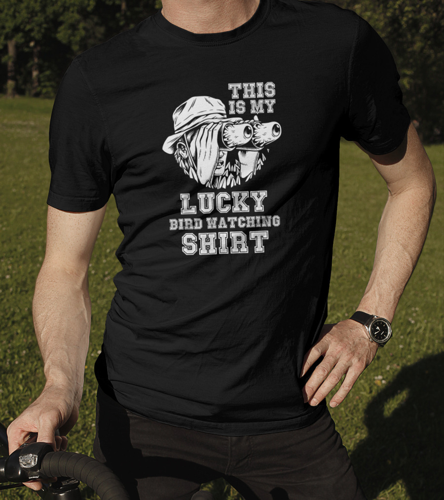 This Is My Lucky Bird Watching T-Shirt
