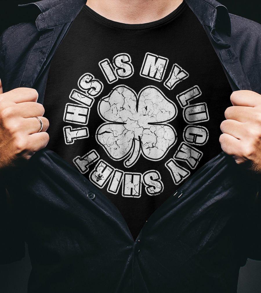 This Is My Lucky St Patricks Day Shamrock T-Shirt