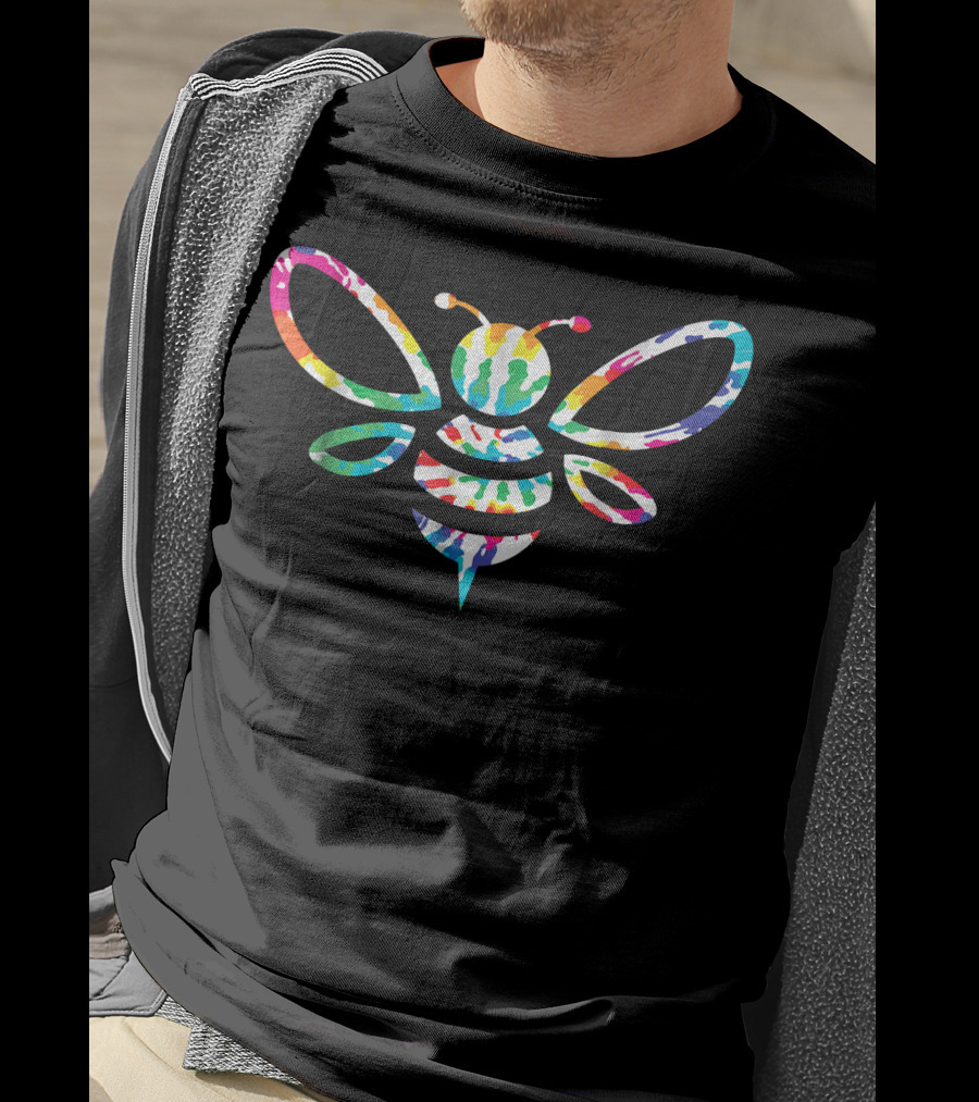 Tie Dye Honeybee Awareness T-Shirt