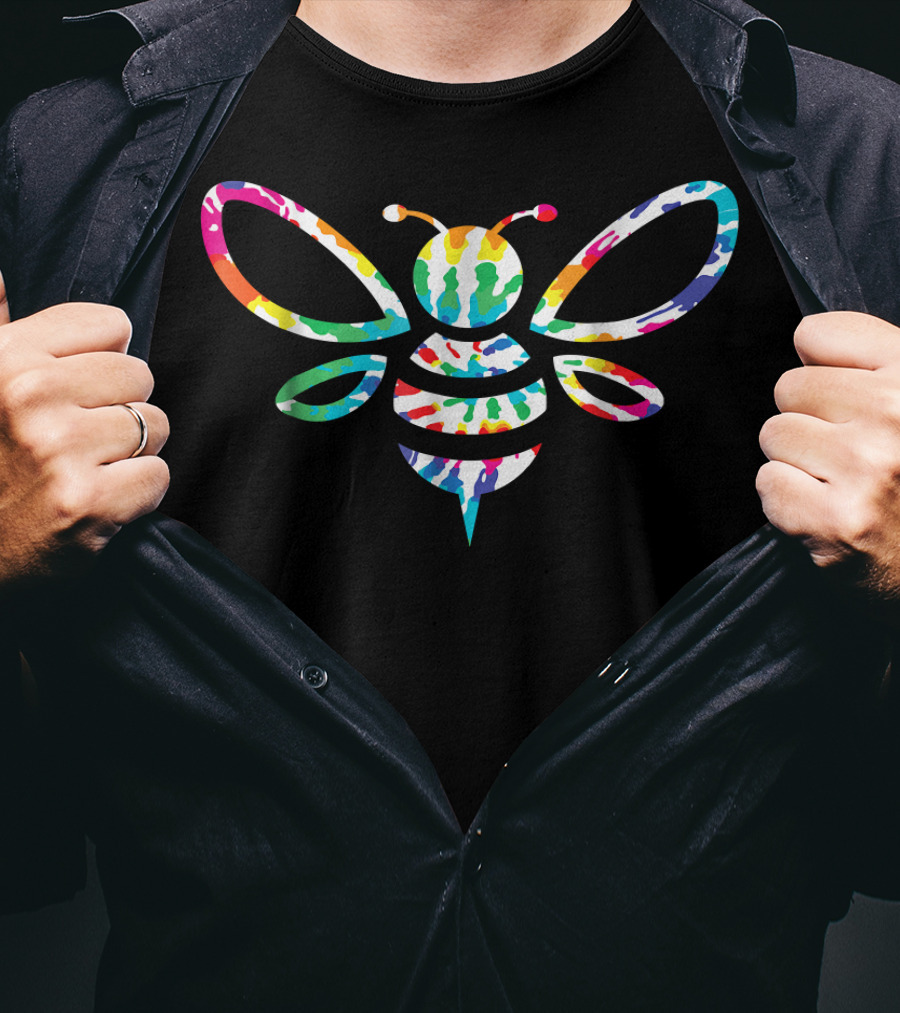 Tie Dye Honeybee Awareness T-Shirt