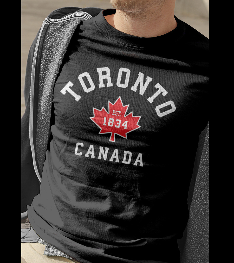Toronto Canada Est. 1834 Maple Leaf T-Shirt