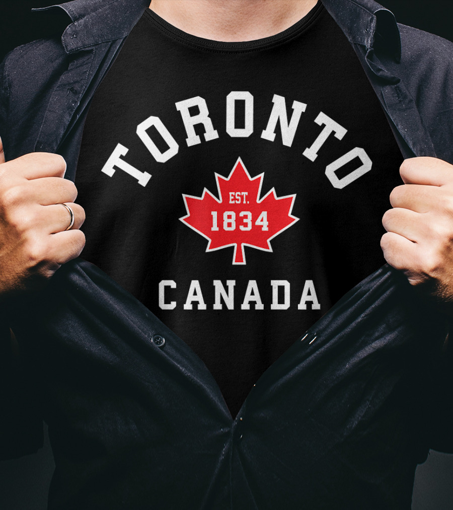 Toronto Canada Est. 1834 Maple Leaf T-Shirt