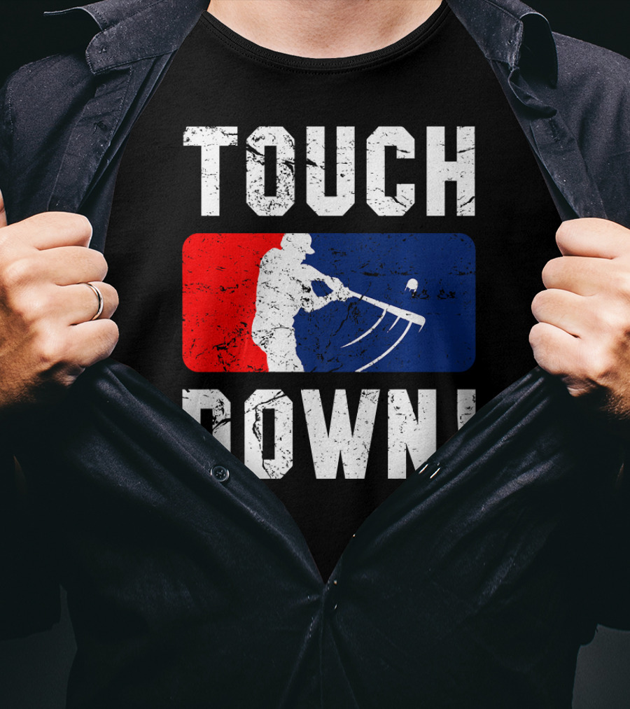 TOUCHDOWN Baseball Bat T-Shirt