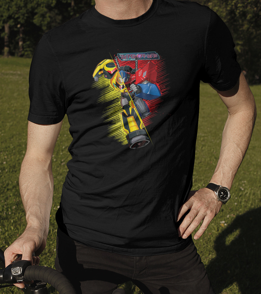 Transformers Bumblebee And Optimus Prime Energon Battle T-Shirt