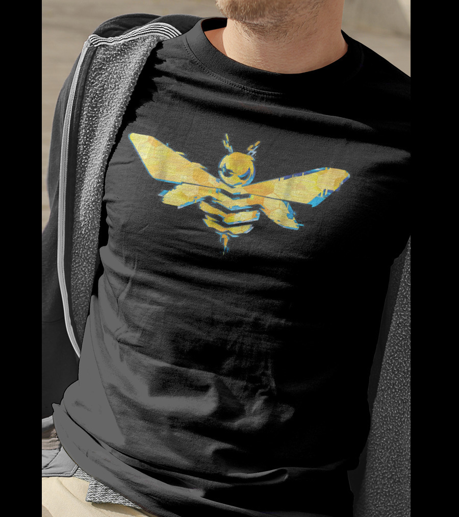 Transformers Bumblebee Movie Hexagon Patterned Bee T-Shirt