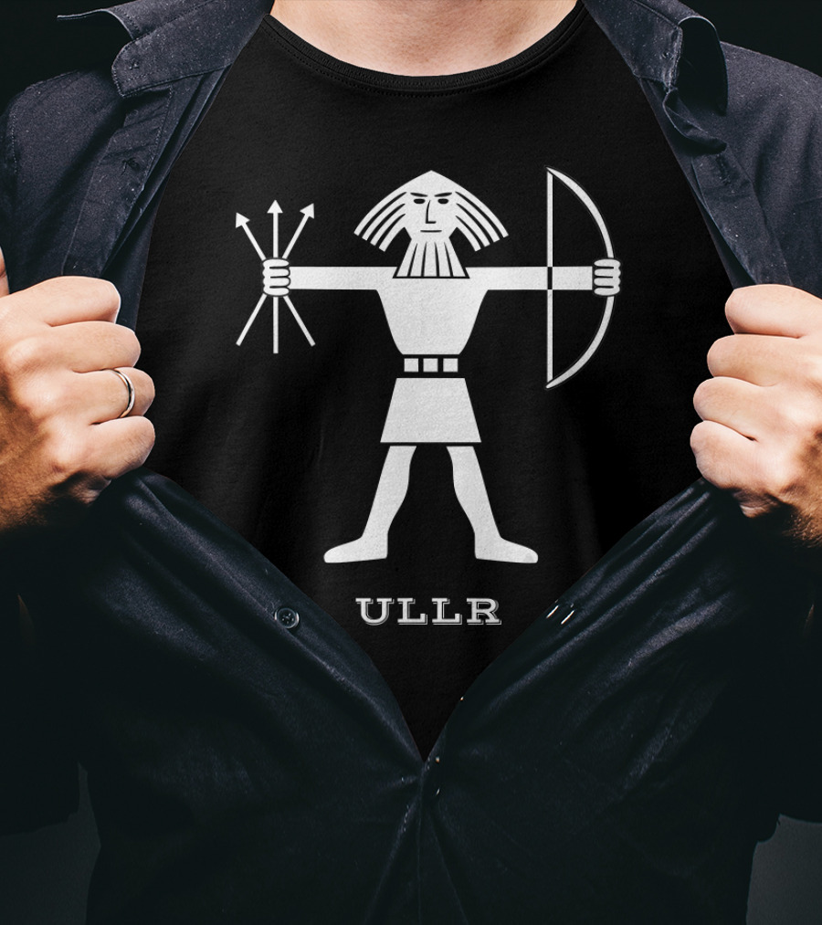 ULLR Norse Viking God Of Archery And Skiing Bow And Arrows T-Shirt