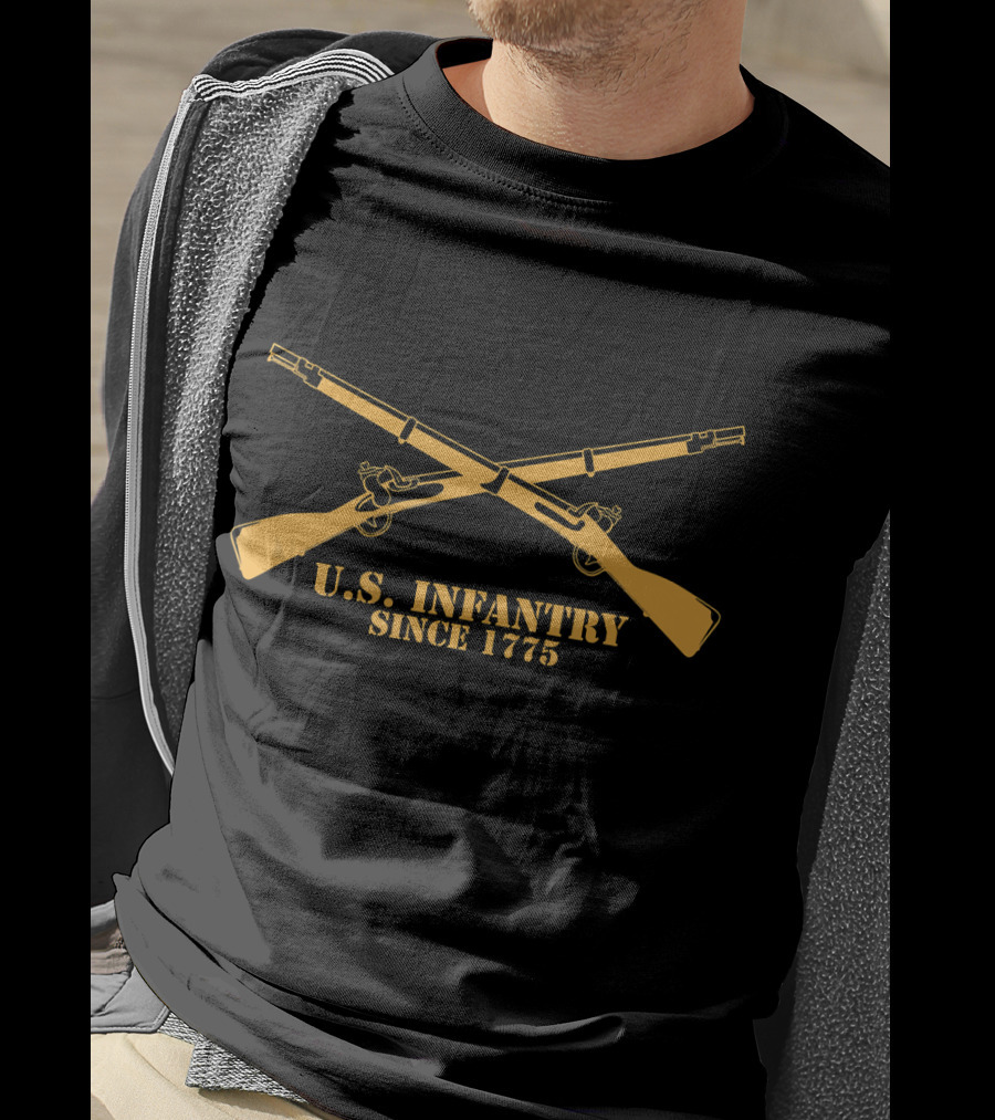 U.S. Infantry Crossed Rifles Emblem Since 1775 T-Shirt