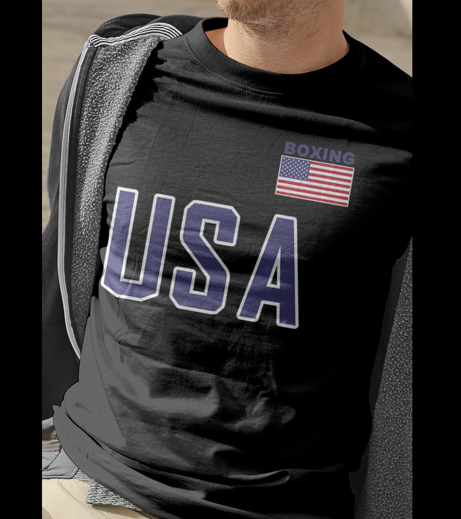 USA Boxing Flag Equipment T-Shirt