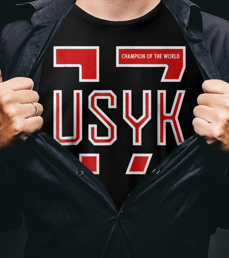 Usyk Champion Of The World Fan Club T-Shirt