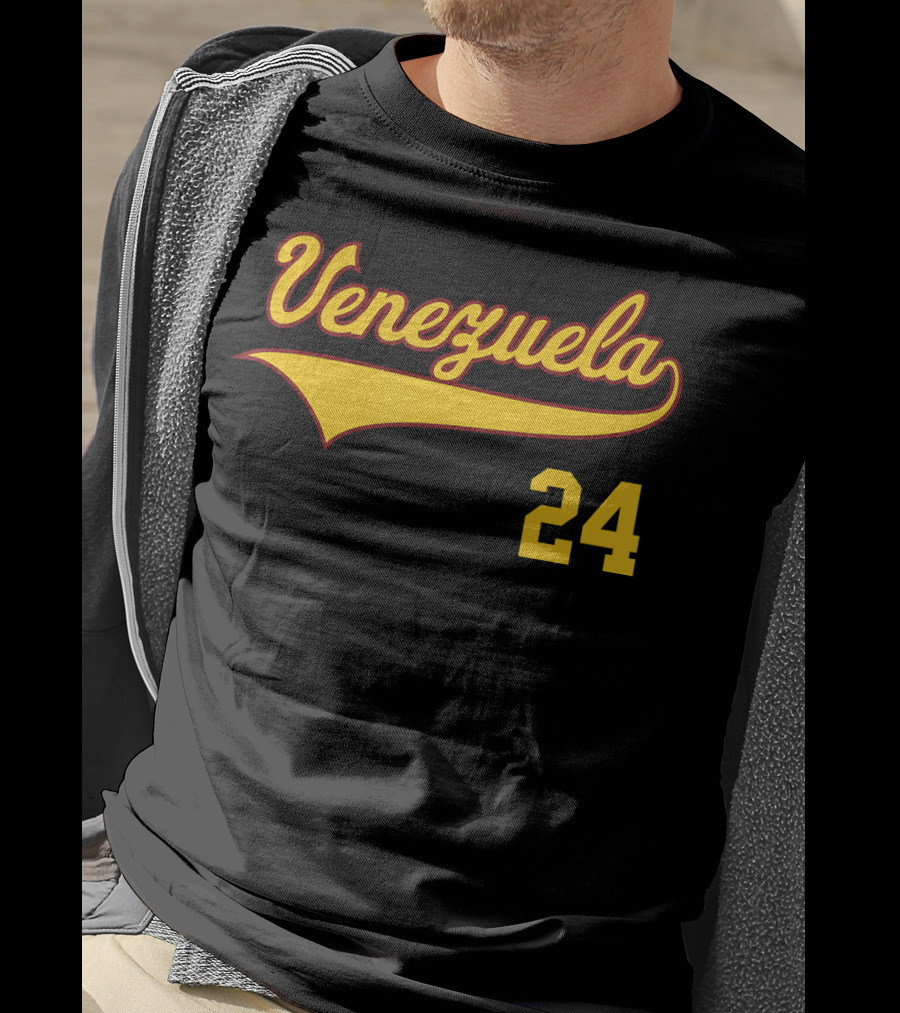 Venezuela 24 Vinotinto Baseball T-Shirt