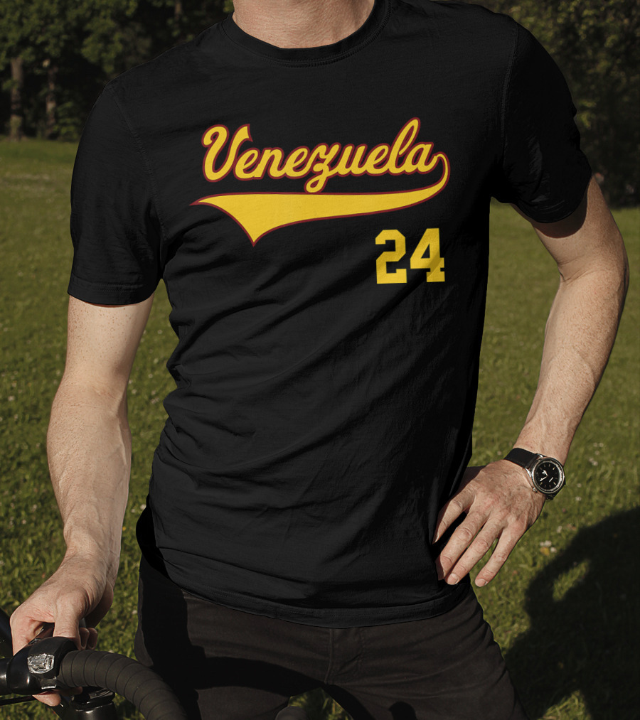 Venezuela 24 Vinotinto Baseball T-Shirt
