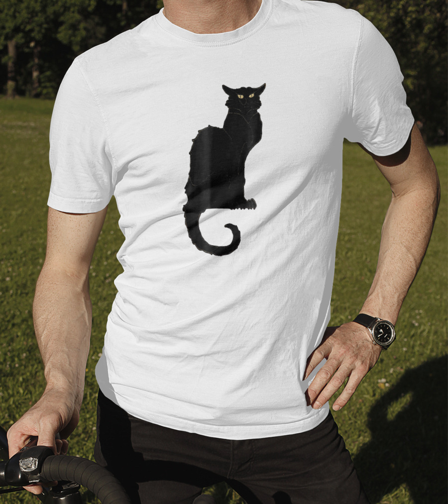 Ce Soir Chat Noir Bla Vintage Art Nouveau T-Shirt