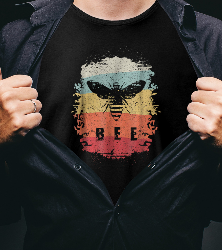 Bee Retro Vintage Beekeeper Honey T-Shirt