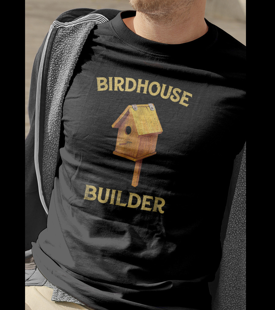Birdhouse Builder Vintage Woodworking T-Shirt