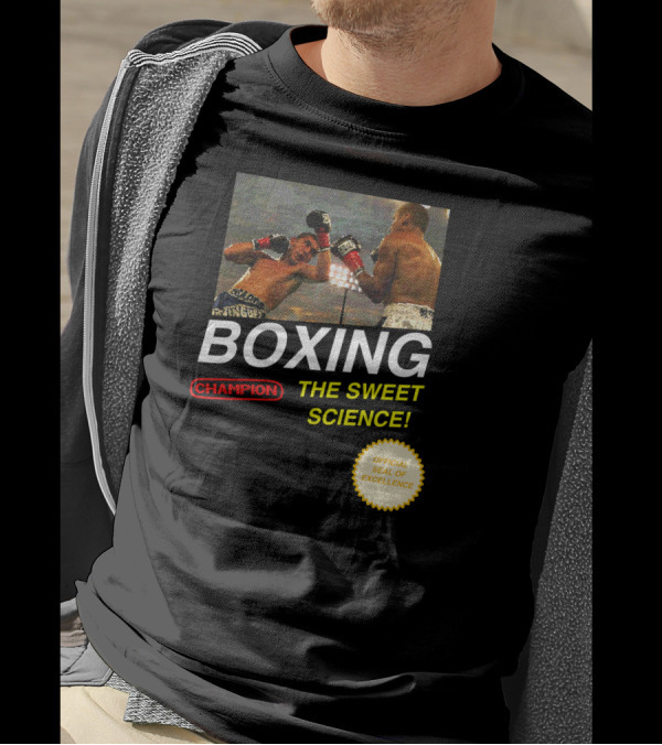 BOXING Champion The Sweet Science 8 Bit Video Game T-Shirt