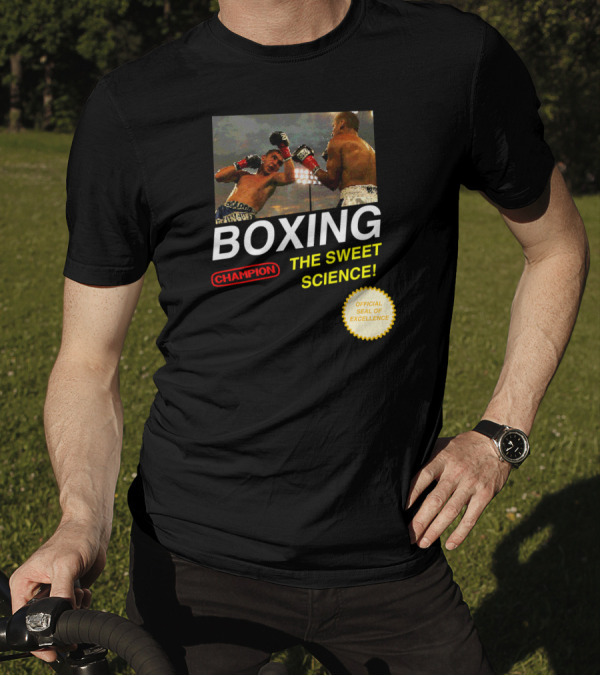BOXING Champion The Sweet Science 8 Bit Video Game T-Shirt