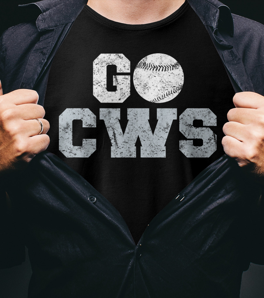 Go CWS Vintage Chicago Illinois Baseball City T-Shirt