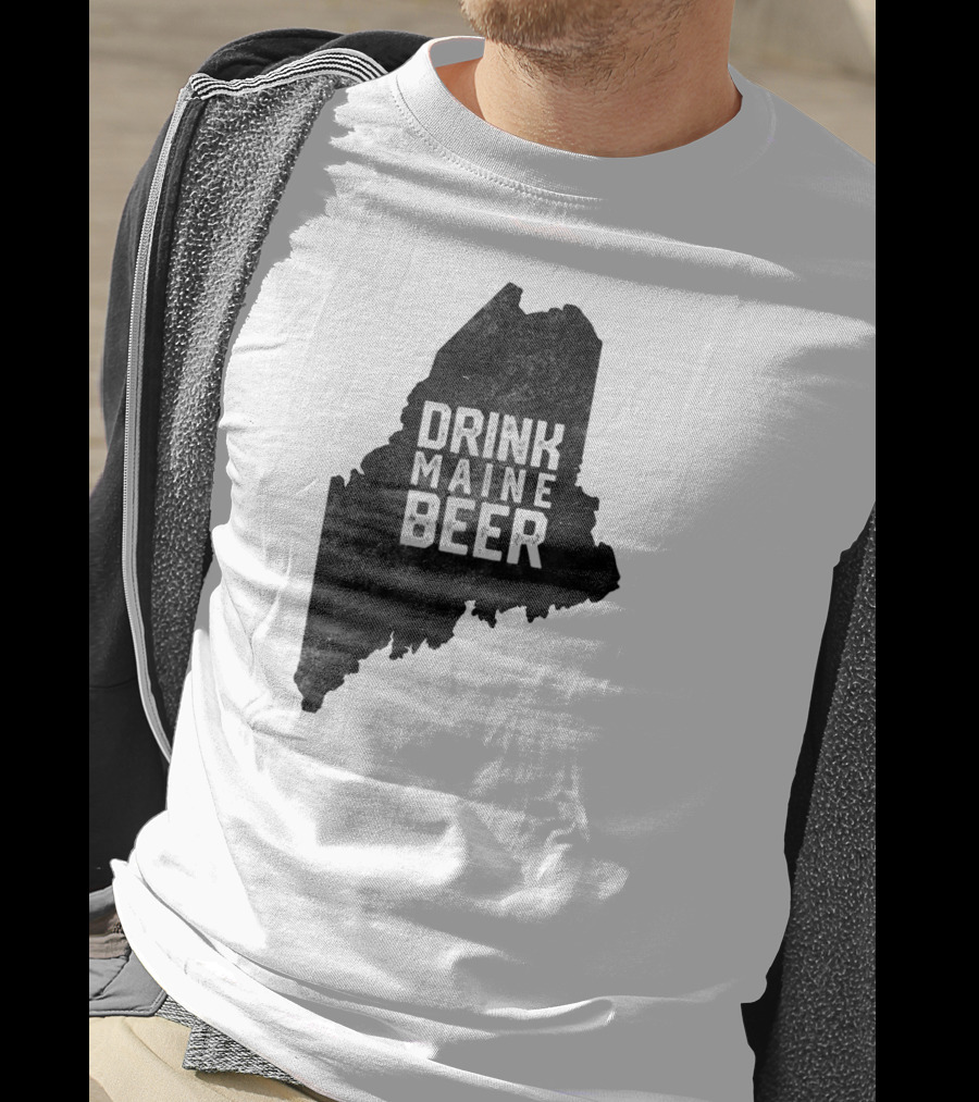 Drink Maine Beer Vintage Local Craft State T-Shirt