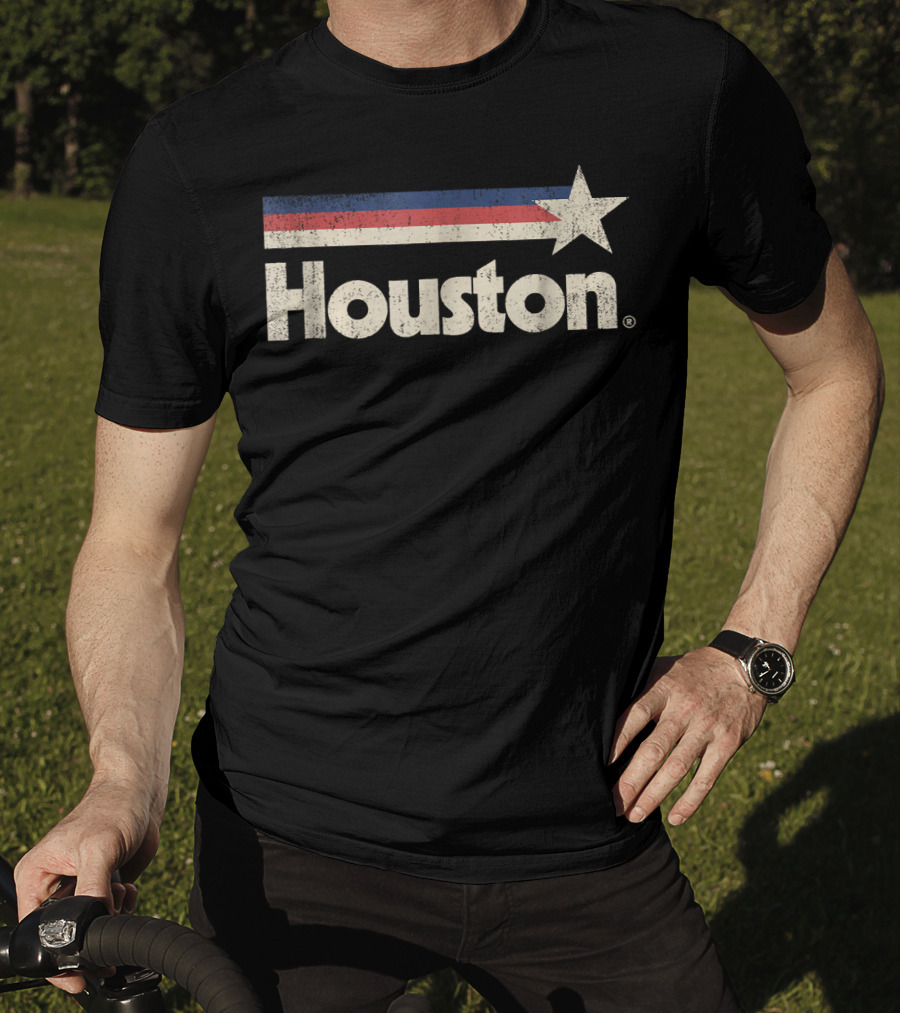 Houston Vintage Distressed Texas Star T-Shirt