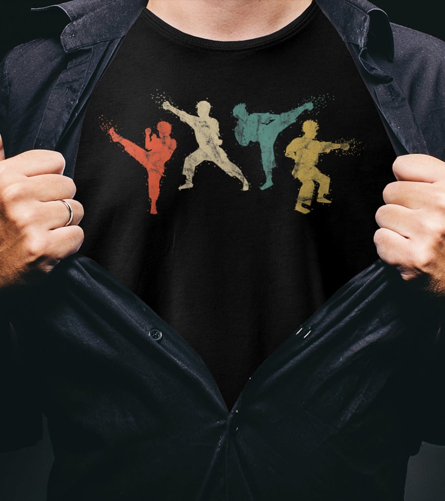 Vintage Martial Arts Kids T-Shirt