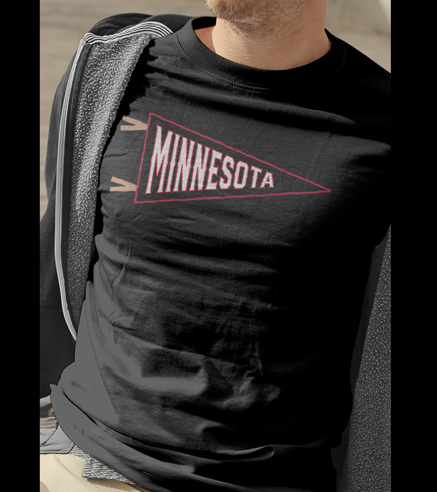 Minnesota Vintage Baseball Pennant Retro Sports Souvenir T-Shirt