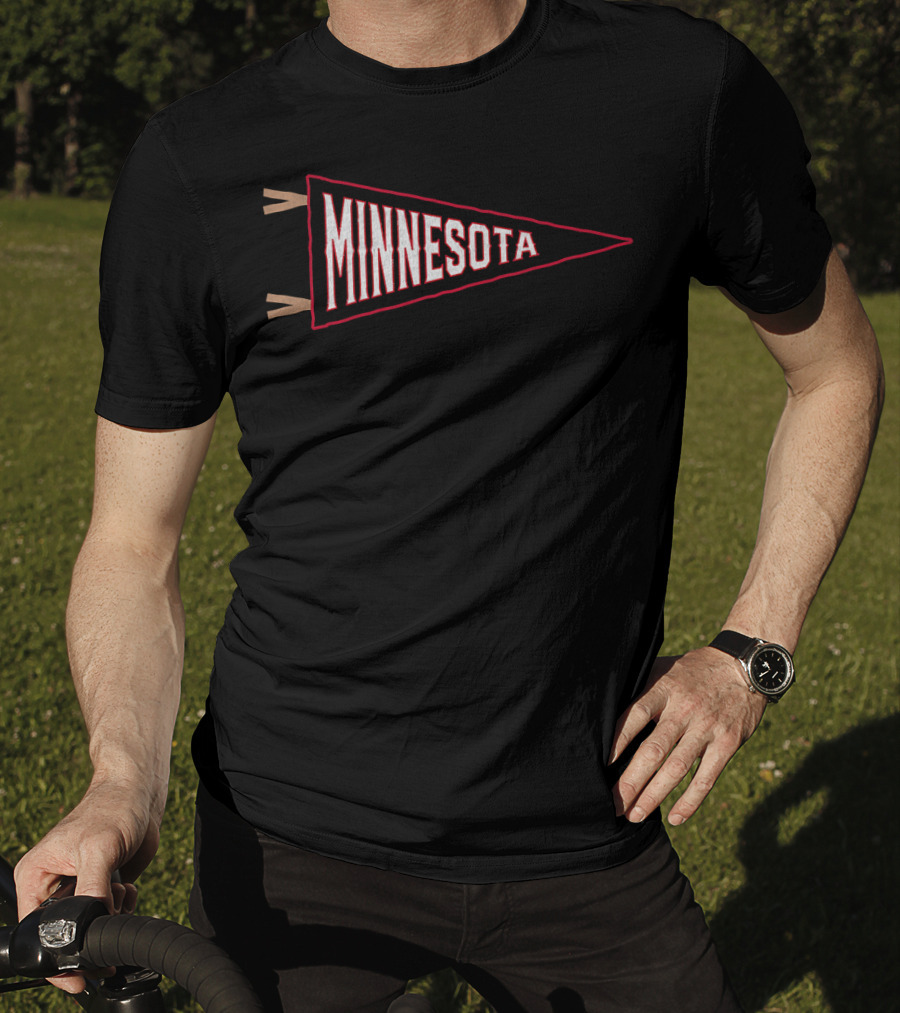 Minnesota Vintage Baseball Pennant Retro Sports Souvenir T-Shirt