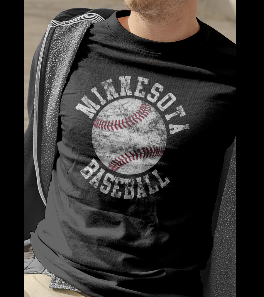 Minnesota Baseball Vintage Style Retro Sports Appeal T-Shirt