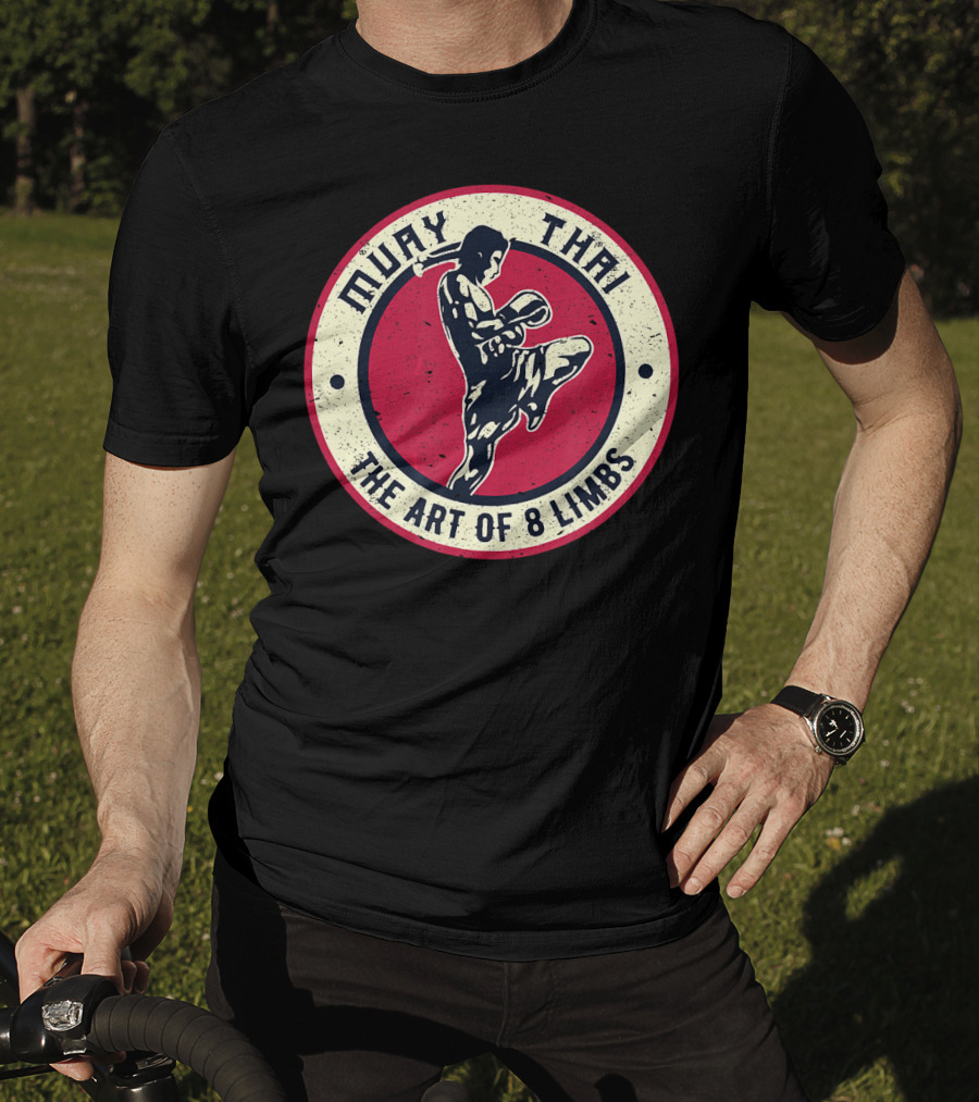 Muay Thai The Art Of 8 Limbs Vintage Boxing Karate T-Shirt