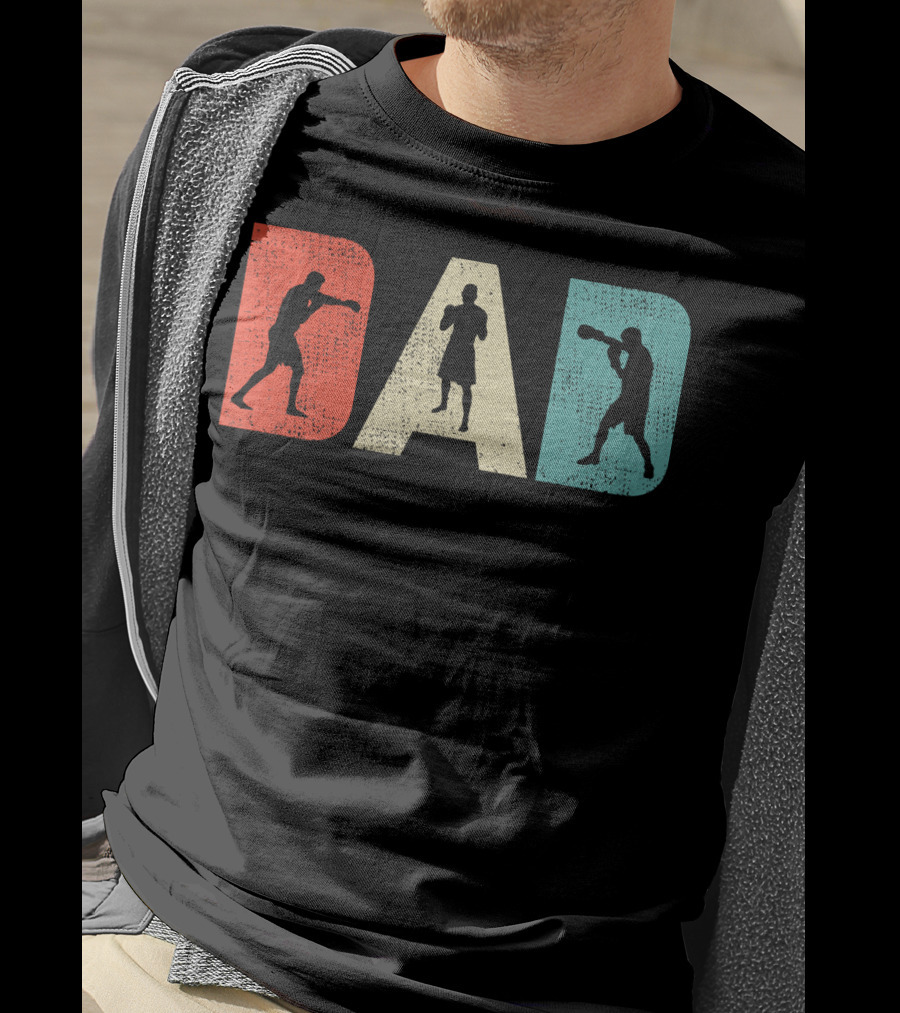 Boxing Dad Vintage T-Shirt
