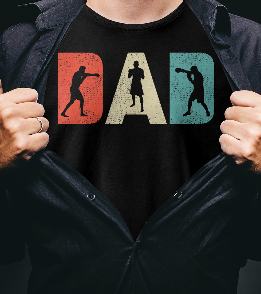 Boxing Dad Vintage T-Shirt