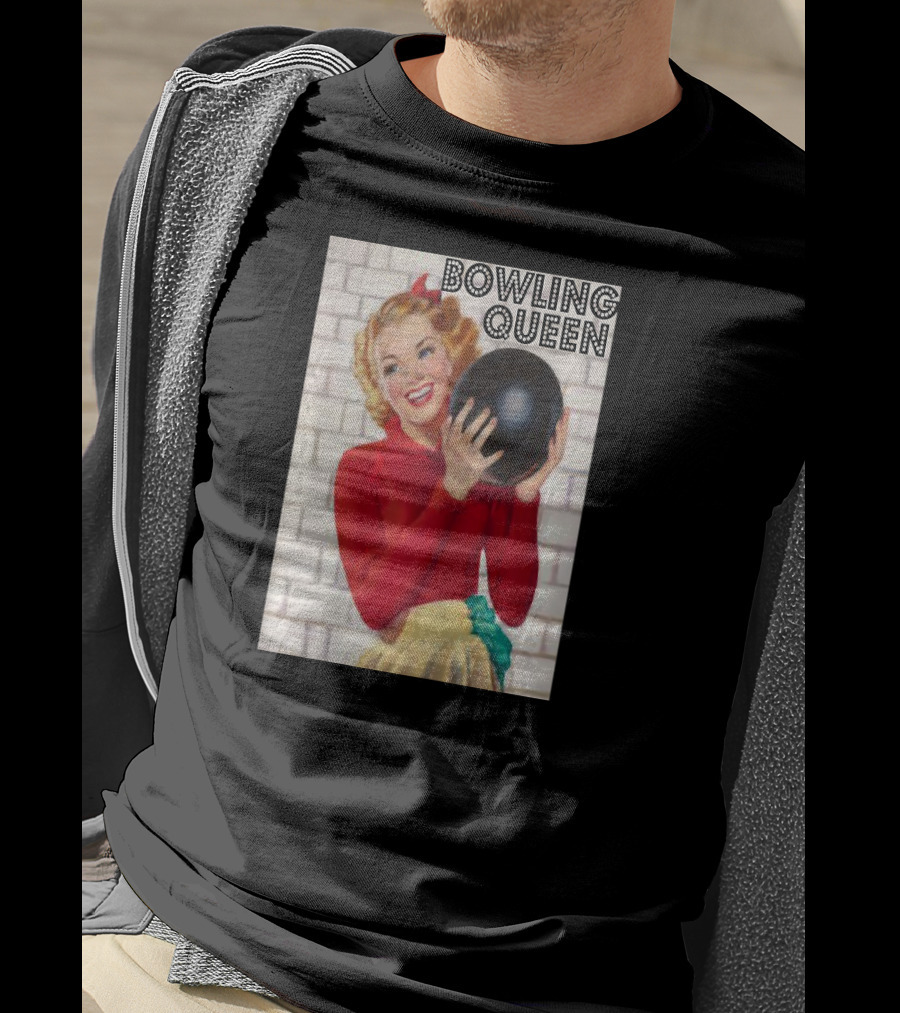 Bowling Queen Vintage Retro Style Women's T-Shirt