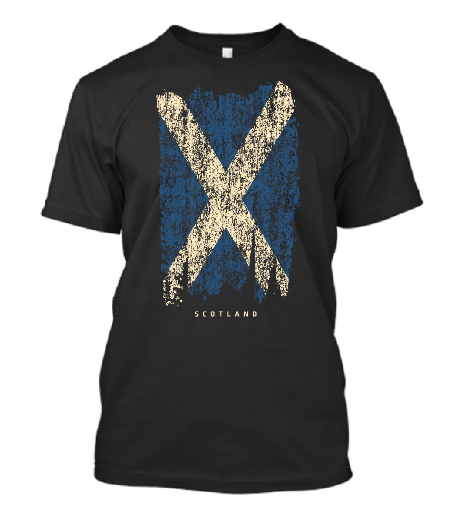 Vintage Scotland Scottish Flag Textured Classic T-Shirt