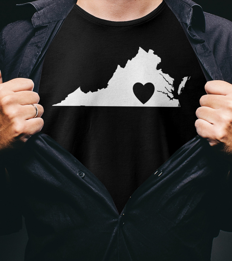 Virginia State Heart Lovers T-Shirt