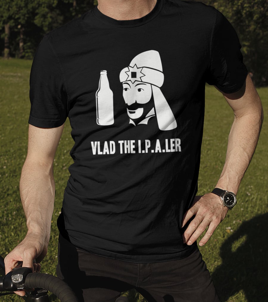 Vlad The I.P.A.er Funny Halloween Dracula Craft Beer Dr T-Shirt