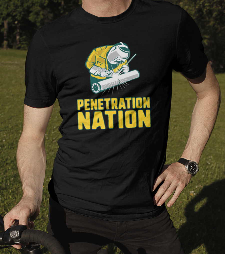 Penetration Nation Welder Spark Action T-Shirt