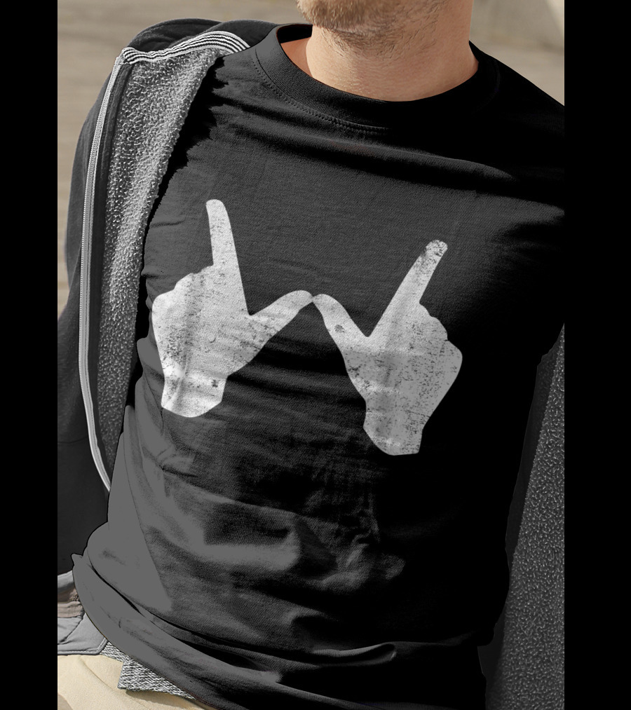 Wisconsin Youth University Hand Gesture W T-Shirt