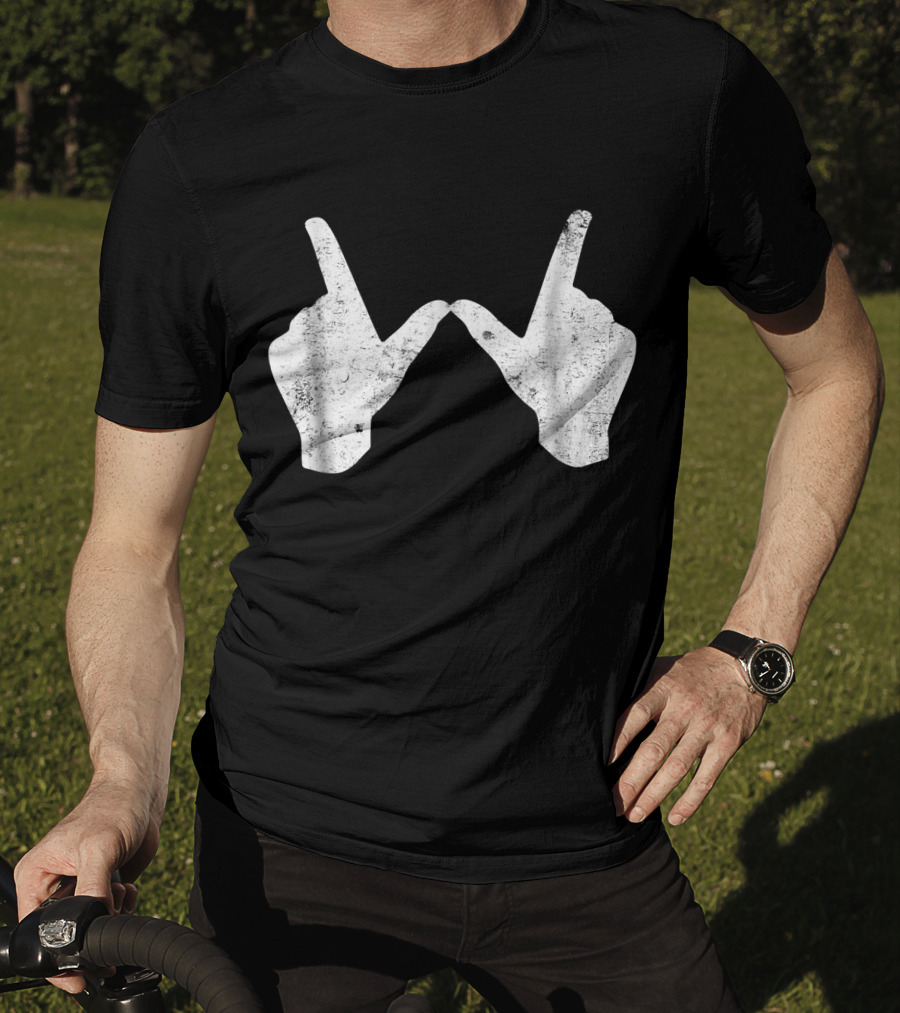 Wisconsin Youth University Hand Gesture W T-Shirt