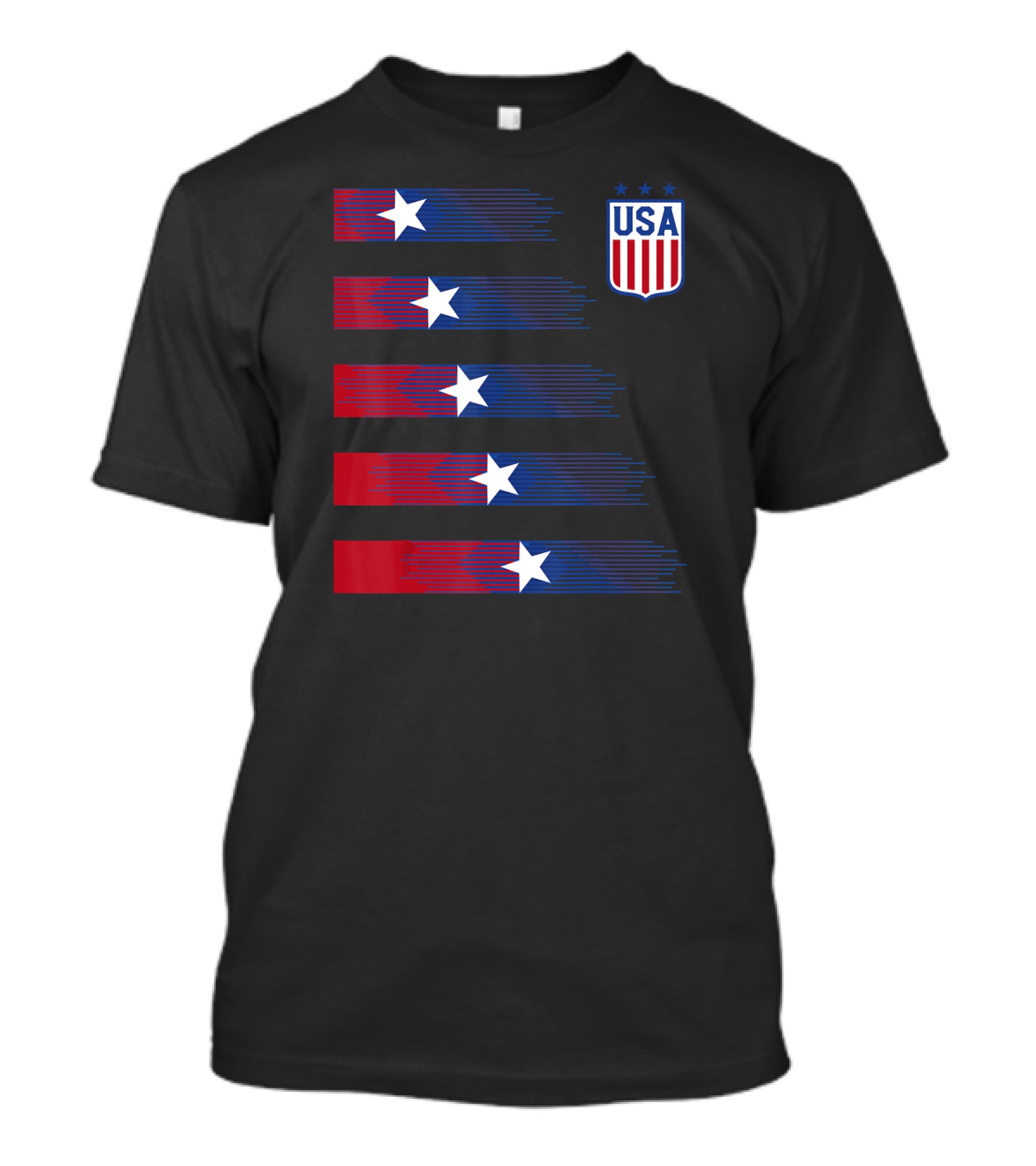 USA Soccer Stars Women Men Kids T-Shirt