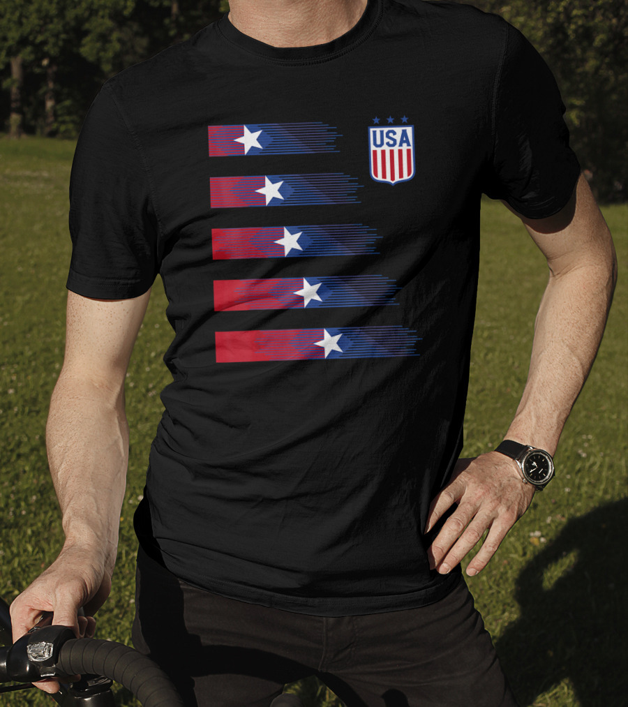 USA Soccer Stars Women Men Kids T-Shirt