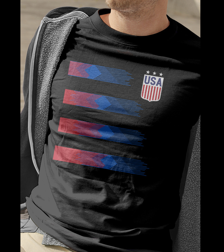 USA Soccer Cheer Women Men Kids T-Shirt