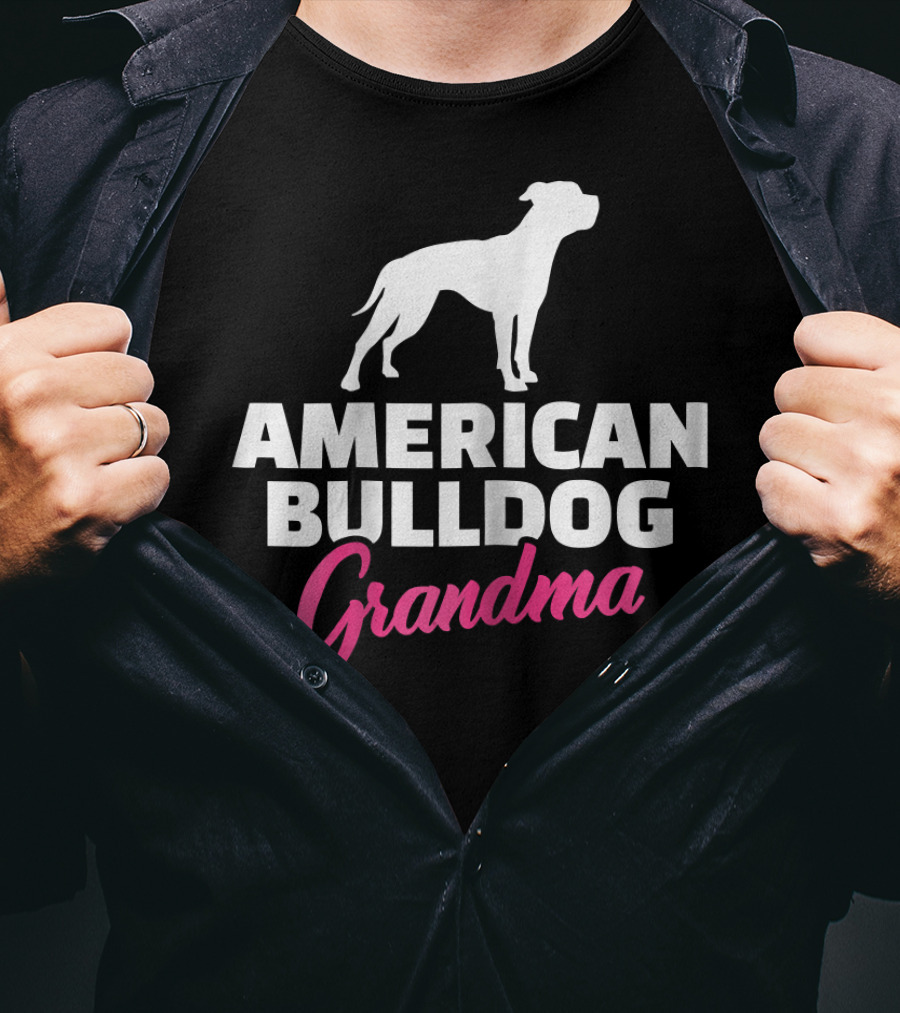 American Bulldog Grandma T-Shirt