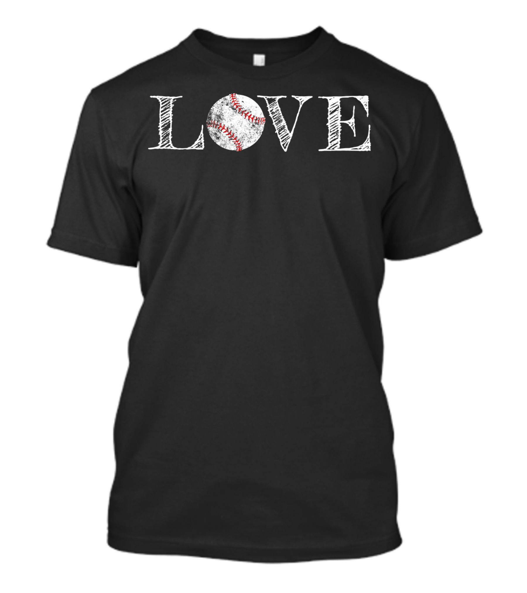 Baseball Lover Mom Girlfriend Love T-Shirt