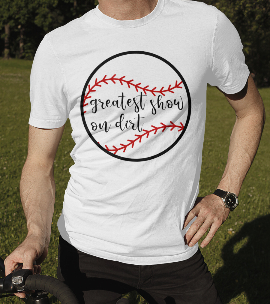 Greatest Show On Dirt Women's Baseball T-Shirt