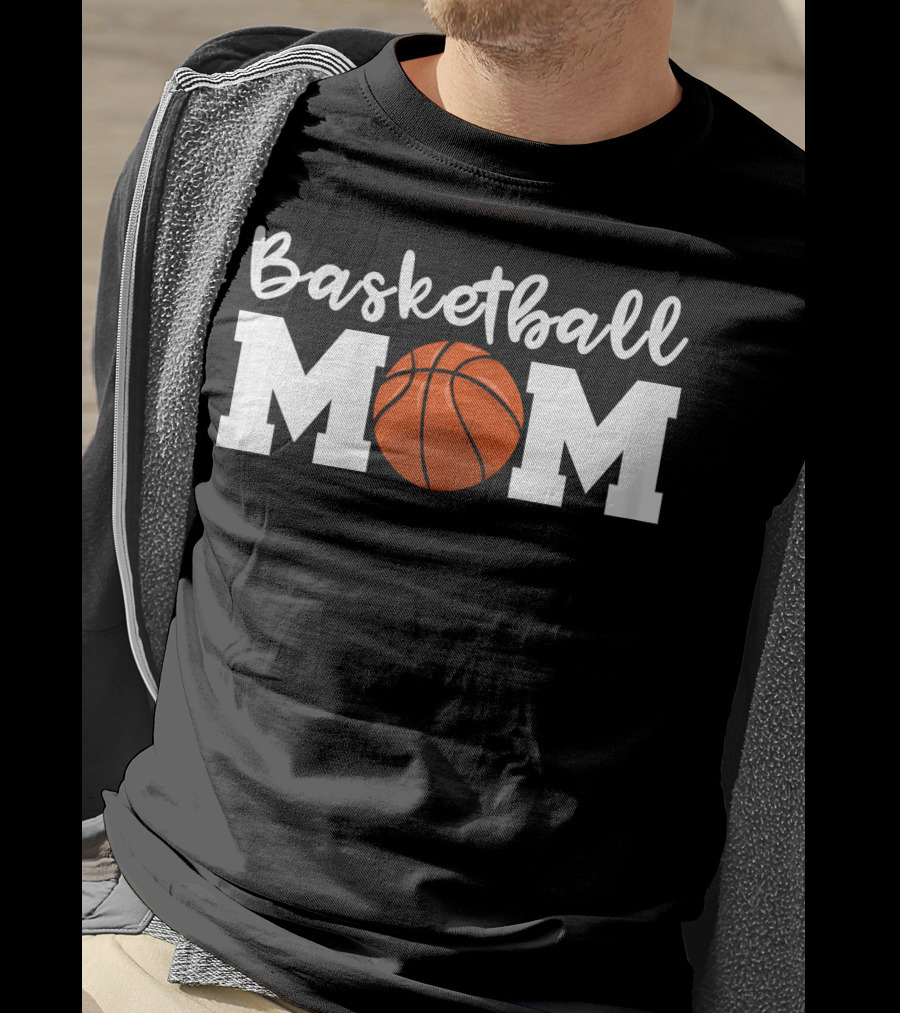 Basketball Mom Cute Player Mama T-Shirt