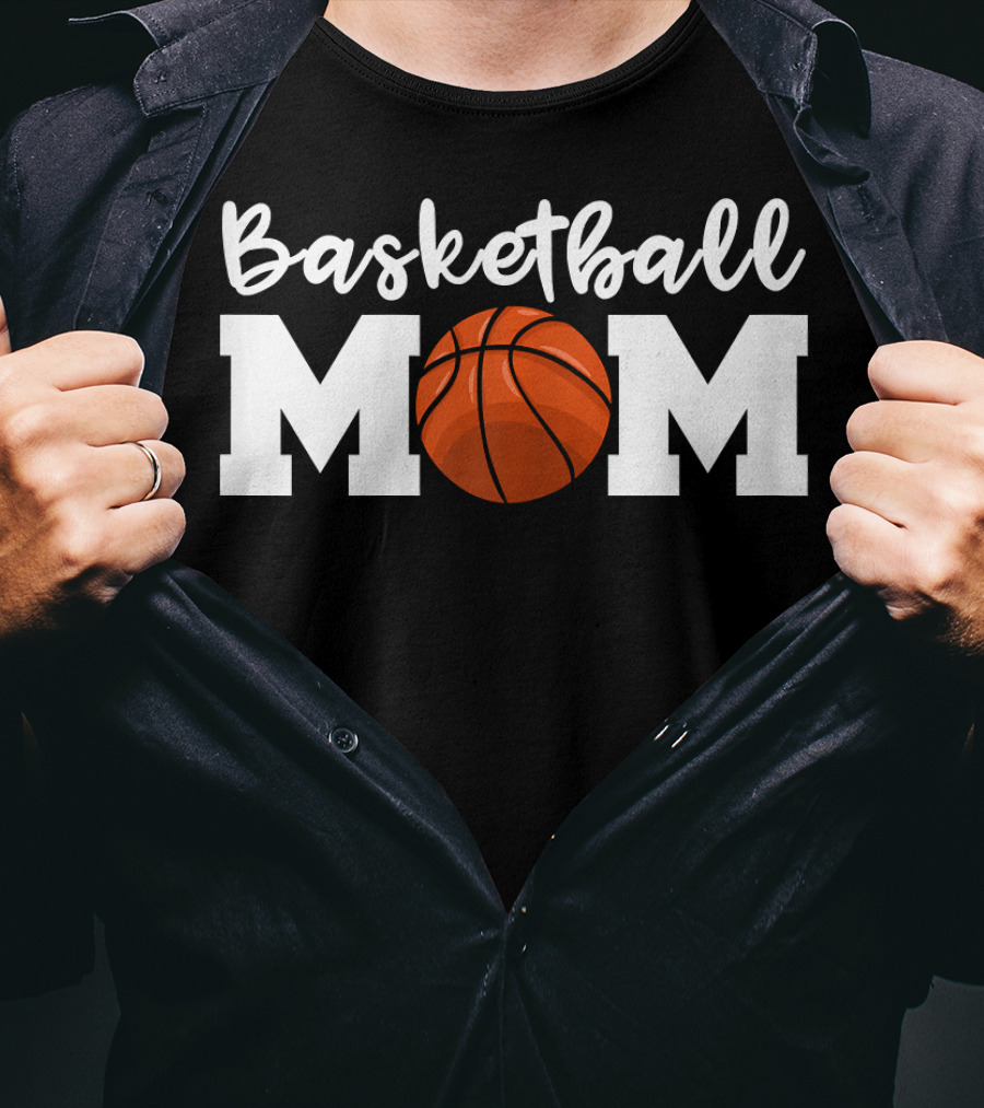Basketball Mom Cute Player Mama T-Shirt