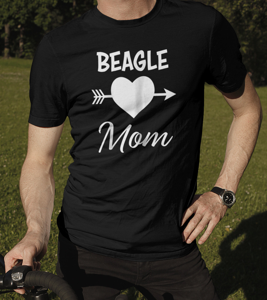 BEAGLE Mom Heart Arrow T-Shirt