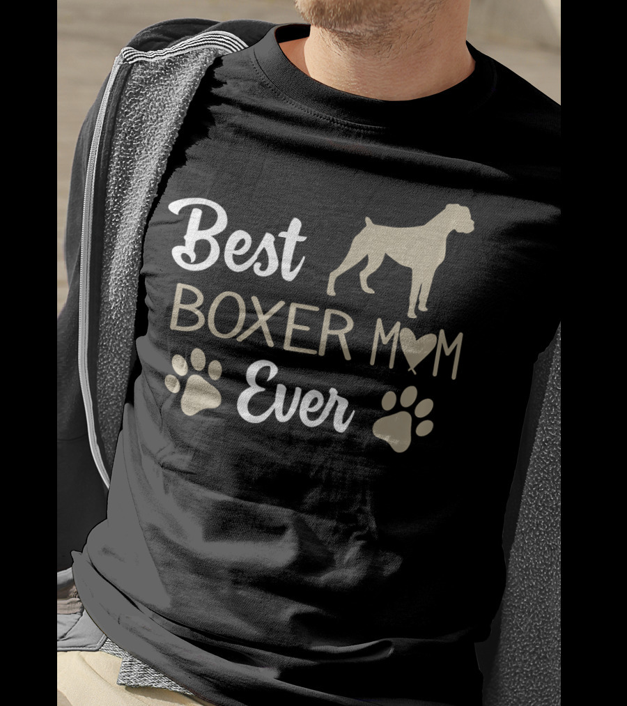 Best Boxer Mom Ever T-Shirt