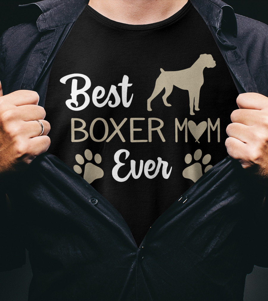Best Boxer Mom Ever T-Shirt