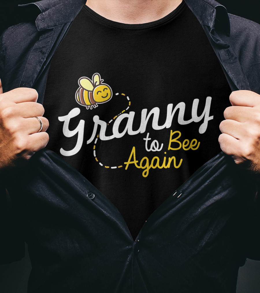 Granny To Bee Again With Cute Bee Icon T-Shirt