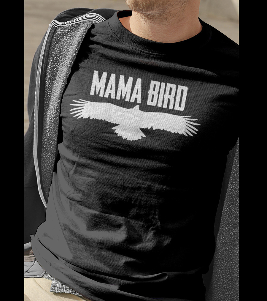 MAMA BIRD Soaring Graphic Majestic Wingspread T-Shirt